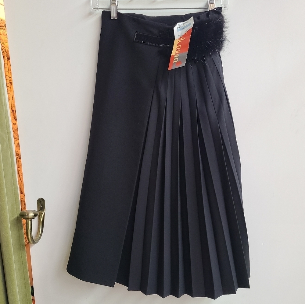 NWT J Mendel Paris A Line Pleats Skirt